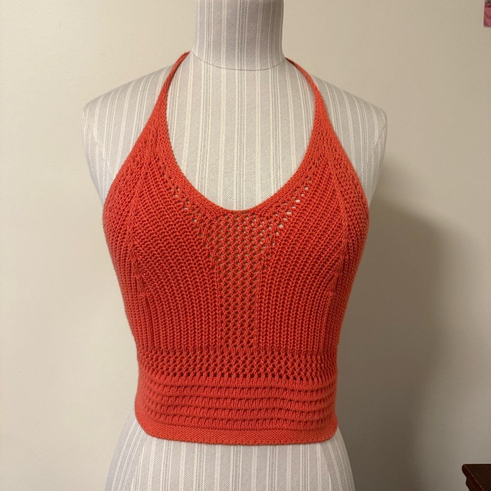 Aerie Crochet Halter Top